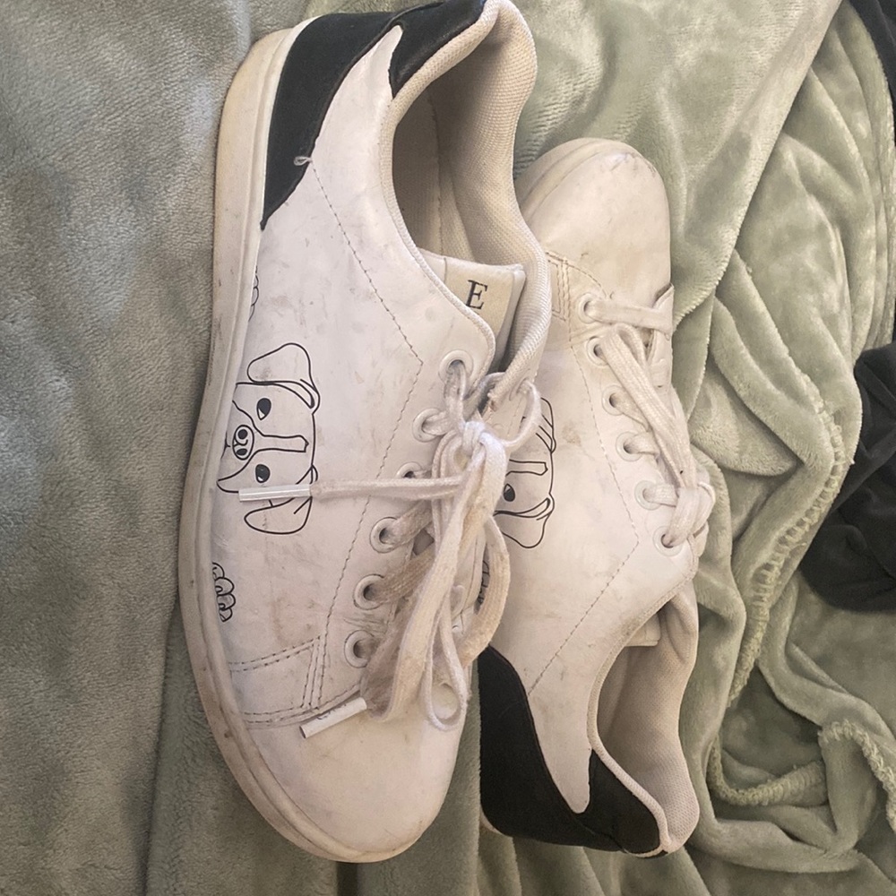 White sneakers